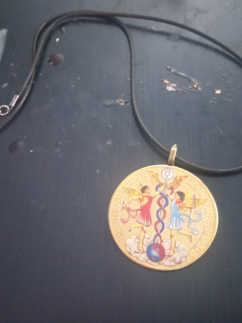Handmade Gold Plated Zodiac Constellation Gemini Necklace